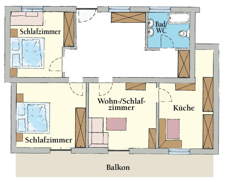 Appartementhaus Bergland Obsteig Pokoj fotografie